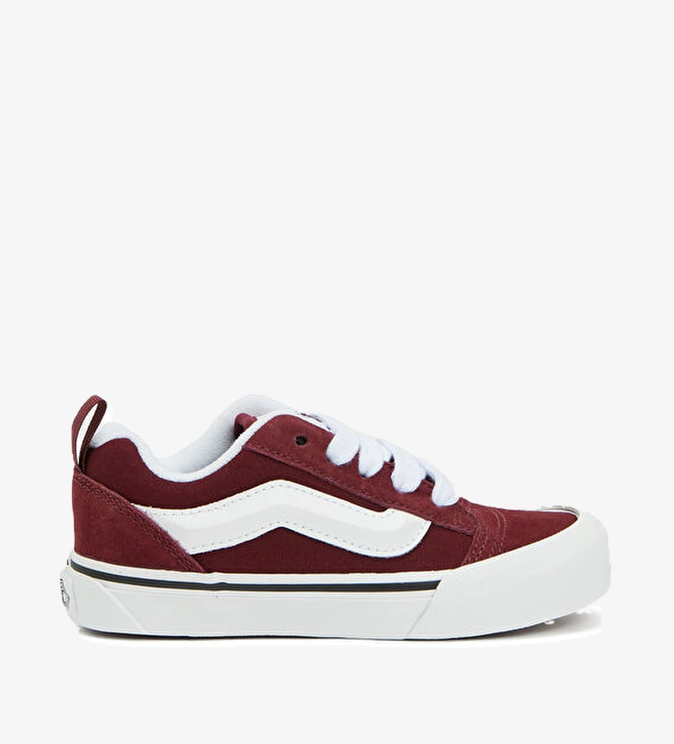 Vans Knu Skool Bordo Unisex Çocuk Deri Sneaker model görseli