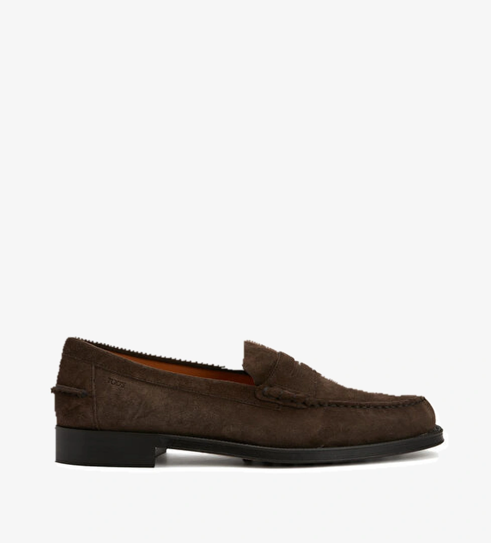 Tod's Kahverengi Erkek Süet Loafer model görseli