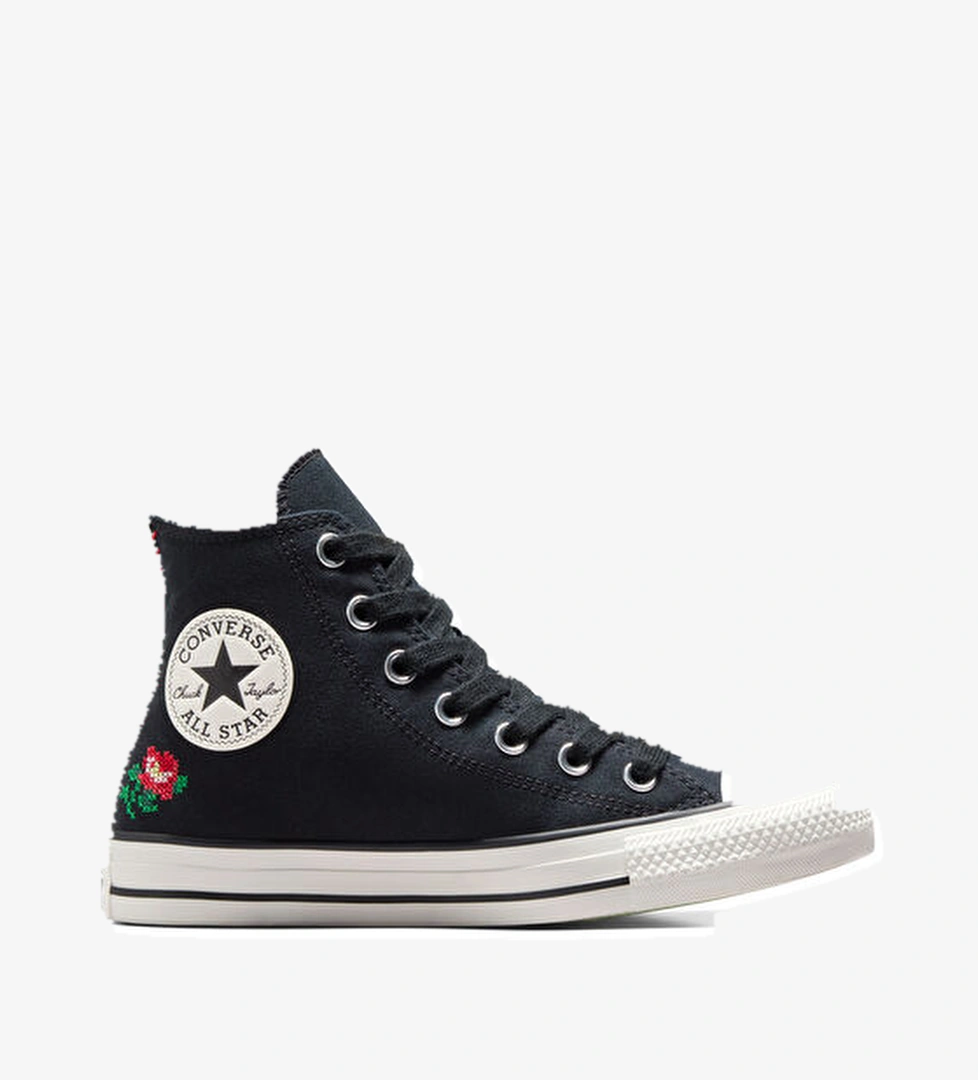 Chuck Taylor All Star Siyah Kadın Sneaker - Görsel 1