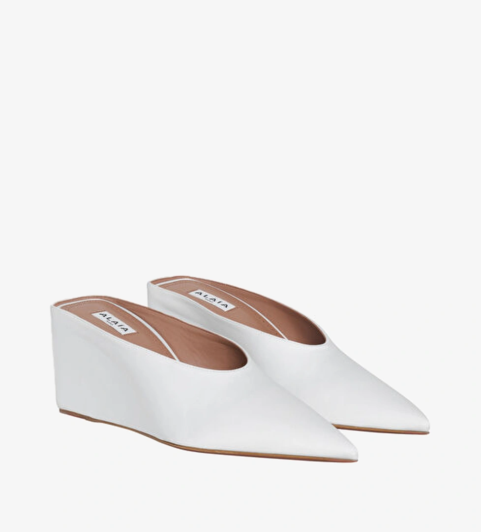 Ala A Cube Wedge Beyaz Kadın Terlik model görseli