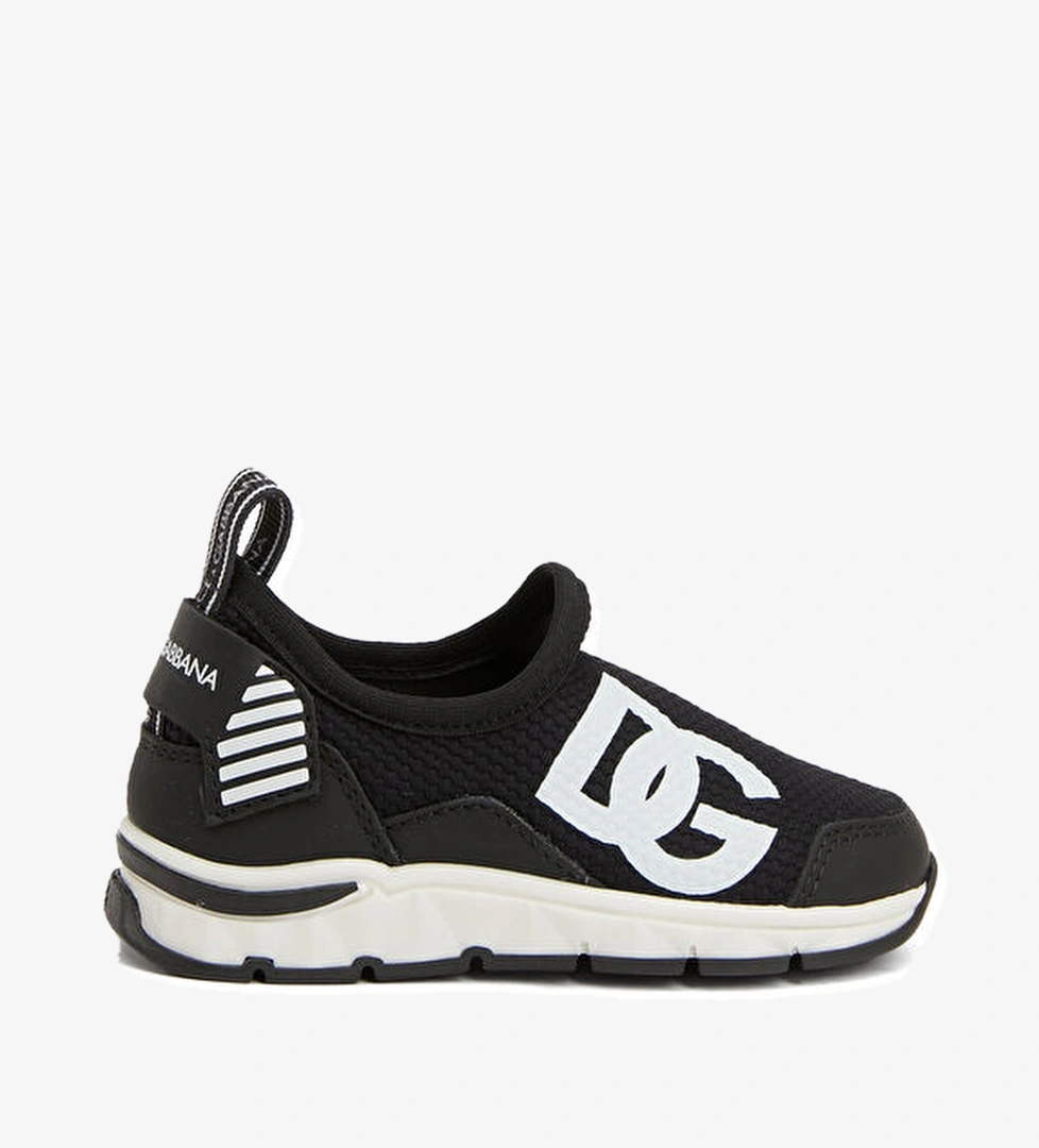 Dolce&gabbana Siyah Beyaz Logo Detaylı Erkek Çocuk Sneaker model görseli