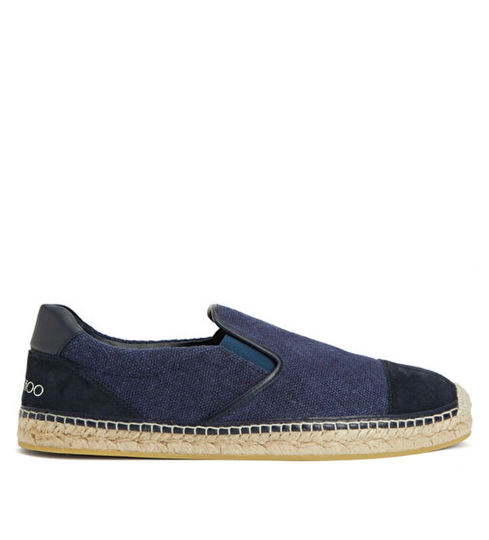 Jimmy Choo Ivan Mavi Logo Detaylı Erkek Espadril model görseli