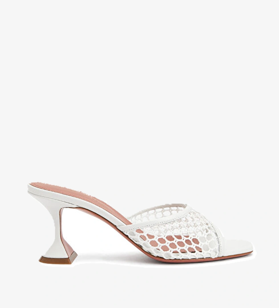 Lupita Beyaz Kadın Terlik - Görsel 1