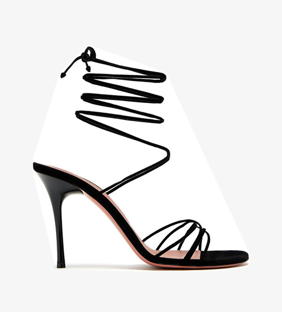 Lori Siyah Kadın Deri Sandalet - Görsel 1