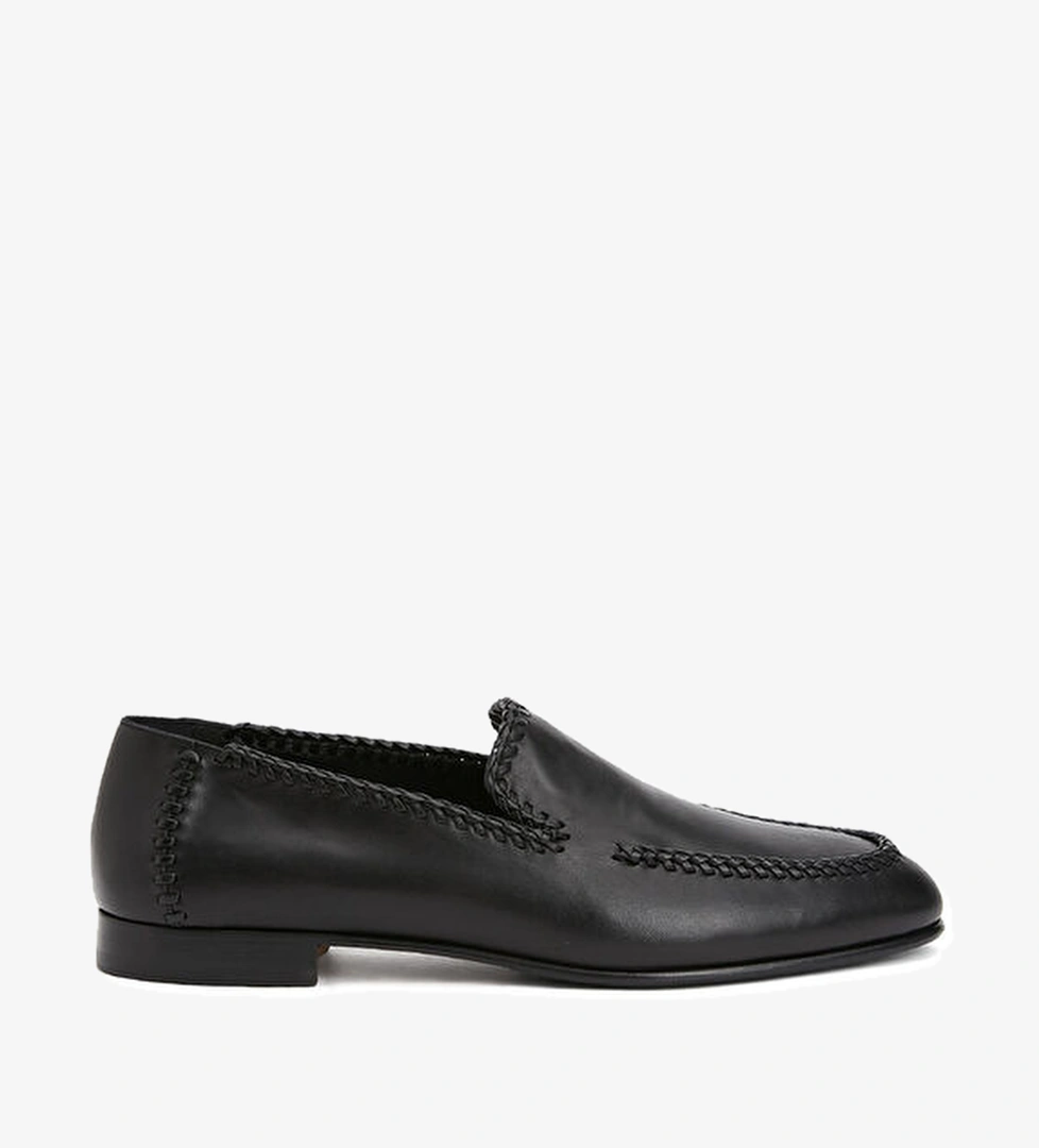 Canali Siyah Erkek Deri Loafer model görseli