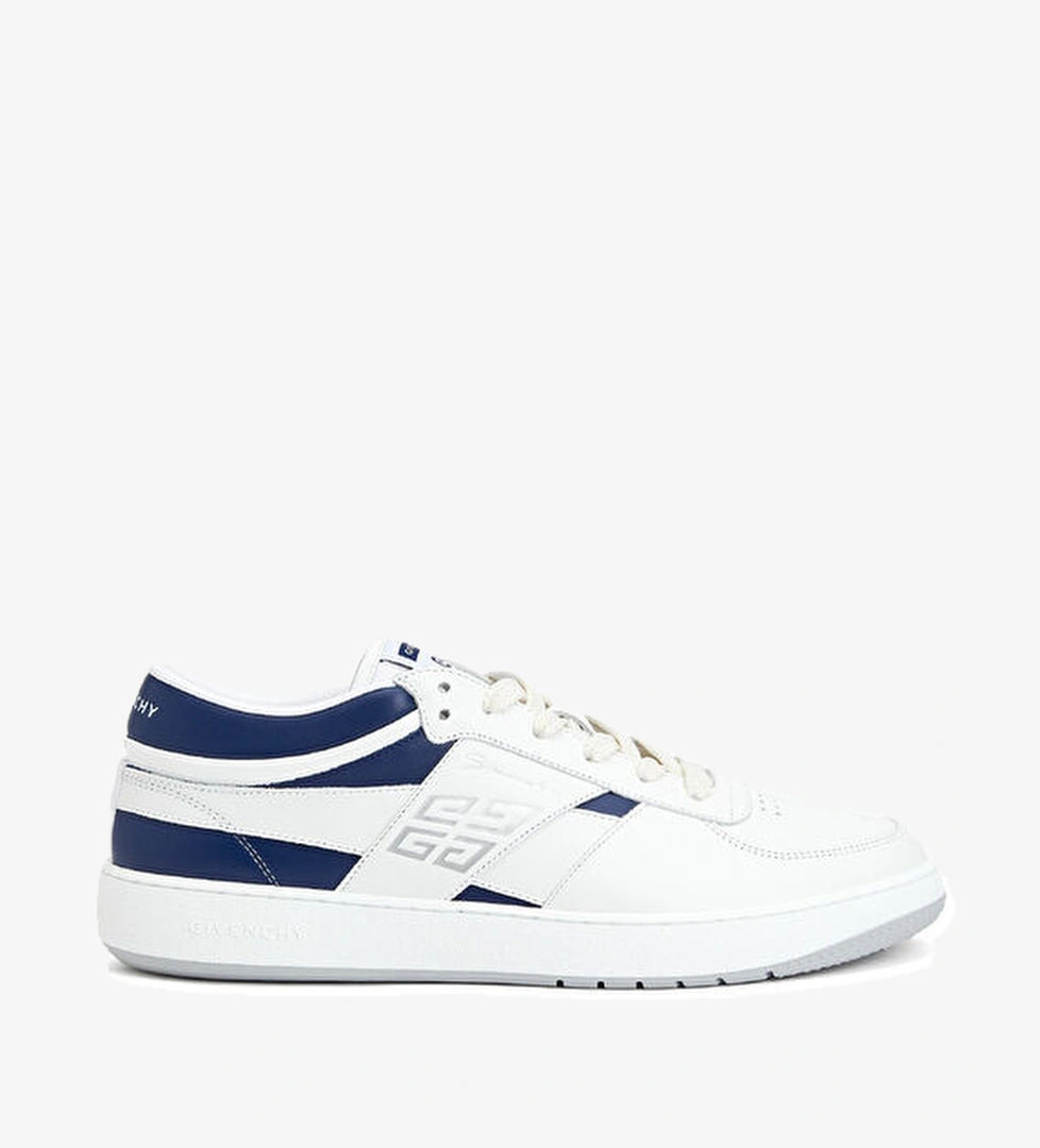 G Move Lacivert Beyaz Erkek Deri Sneaker - Görsel 1