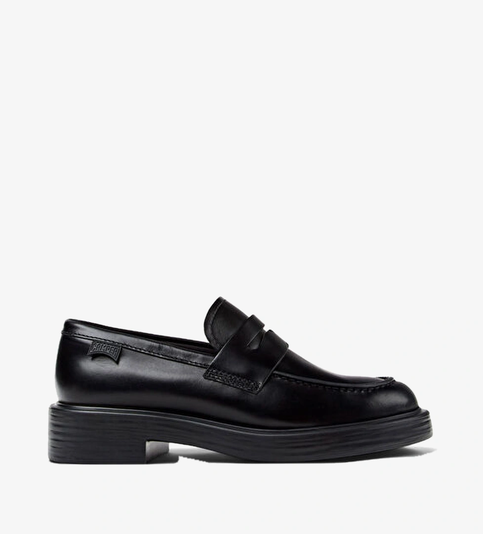 Dean Siyah Deri Kadın Loafer K201790-001