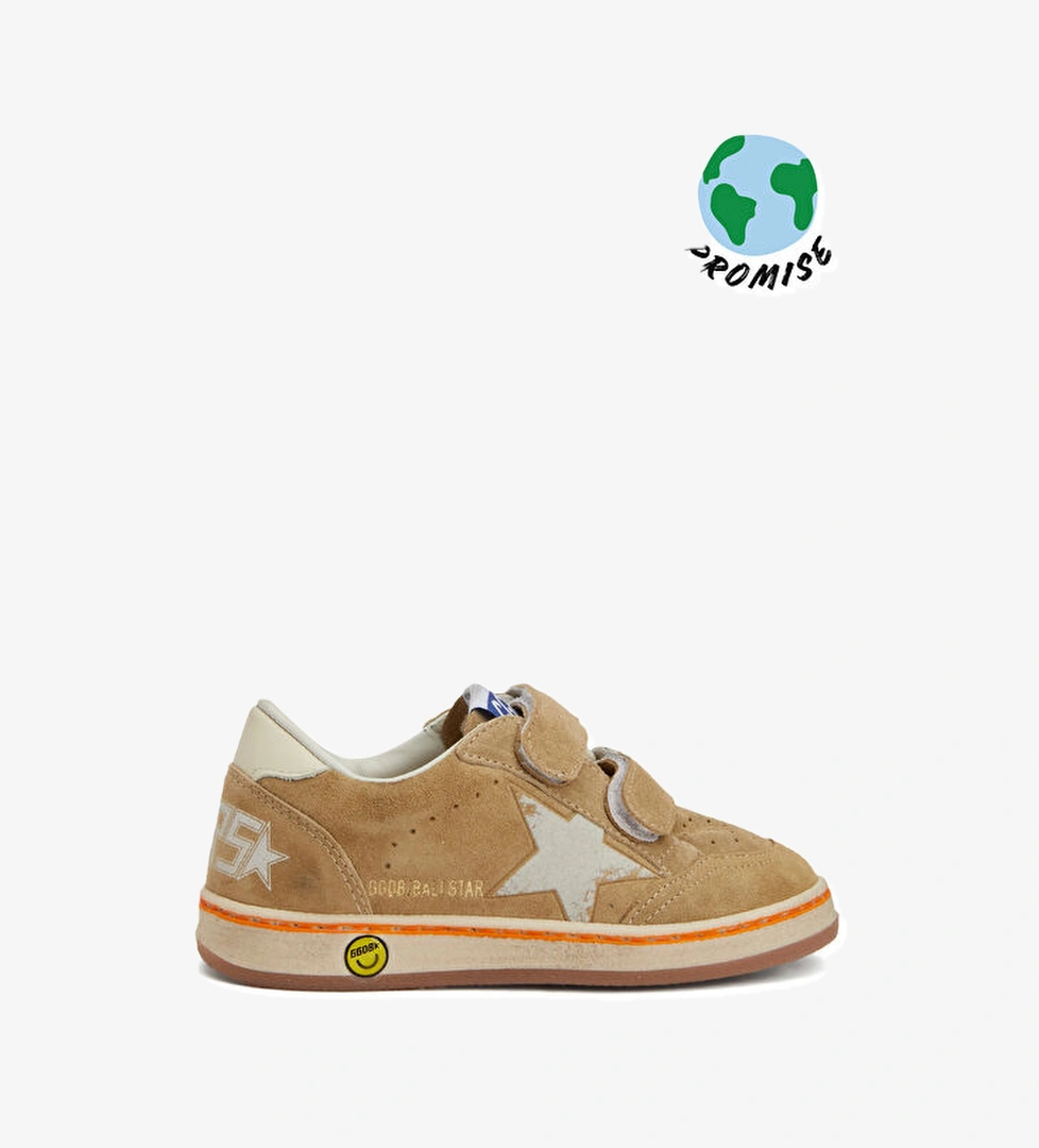 Golden Goose BallStar Taba Çocuk Deri Sneaker model görseli