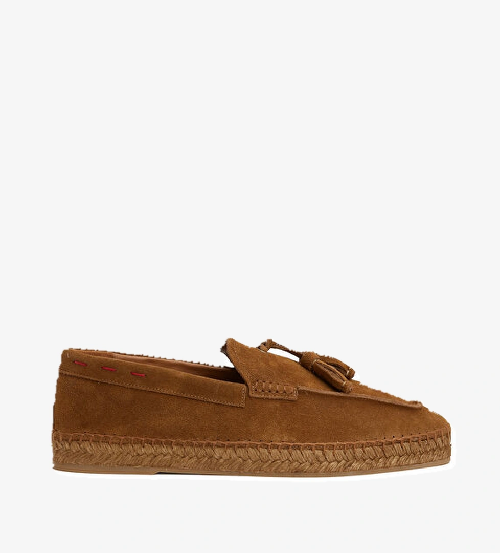 Kiton Kahverengi Erkek Süet Espadril model görseli