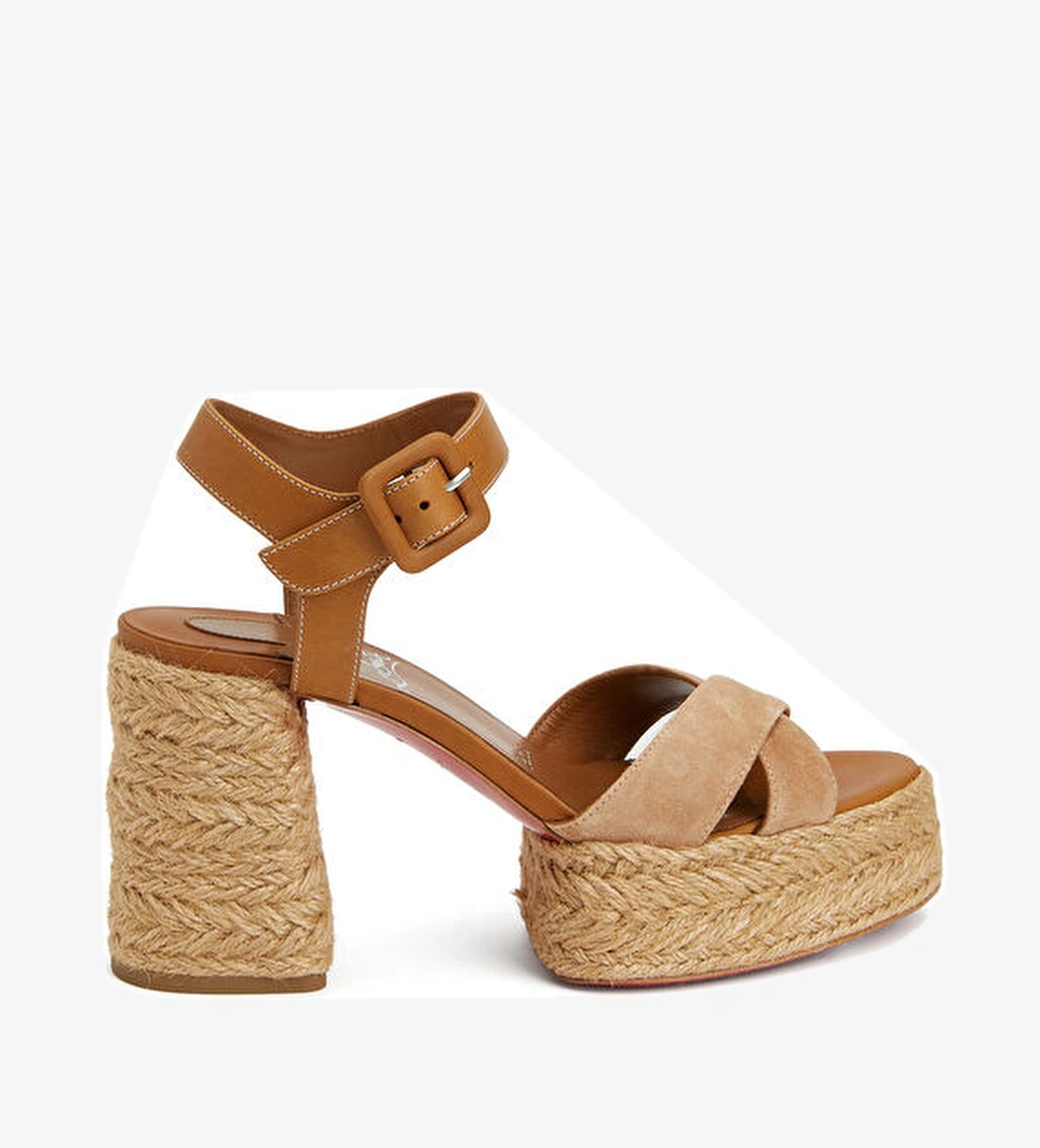 Christian Louboutin Calakala Taba Kadın Deri Espadril model görseli