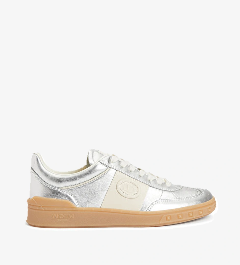 Valentino Garavani Valentino Garavani Gümüş Silver Kadın Deri Sneaker Beymen'de! Gümüş - 1. görsel