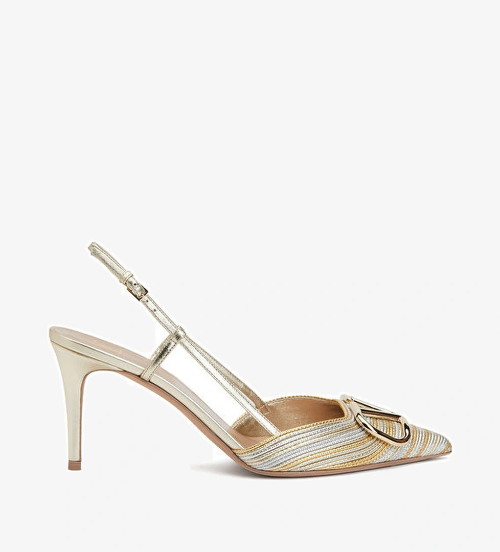 Valentino Garavani Silver Topuklu Ayakkabı model görseli