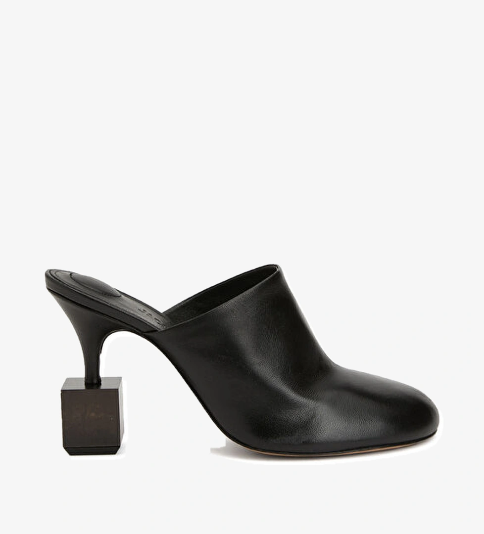 Jacquemus The Bisou Siyah Kadın Deri Terlik model görseli