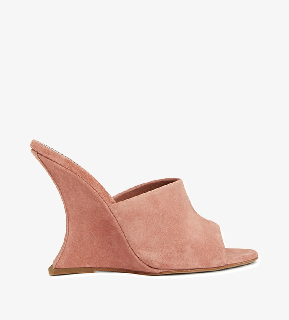 Paris Texas Pudra Kadın Süet Terlik model görseli