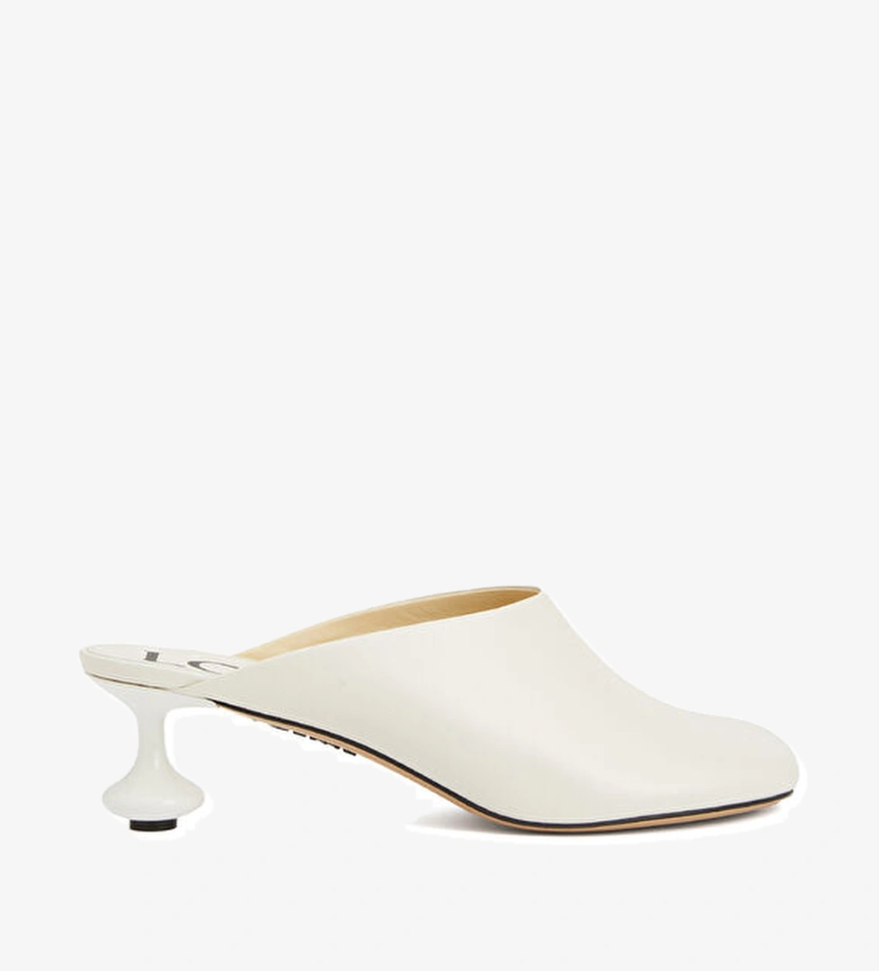 Loewe Toy Beyaz Kadın Deri Terlik model görseli