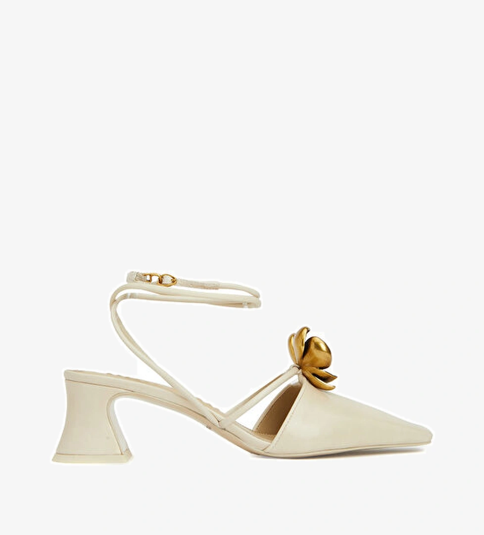 Cult Gaia Ingrid Krem Kadın Deri Sandalet model görseli