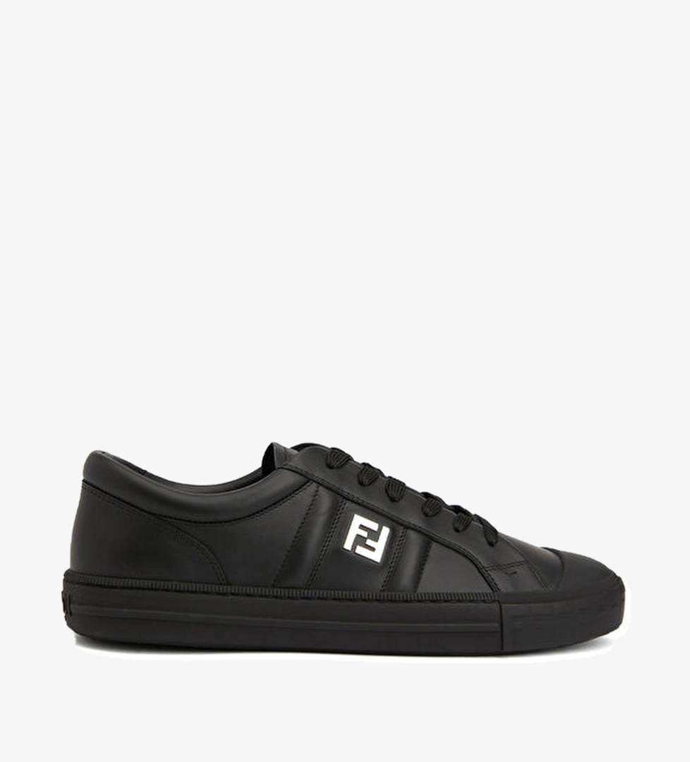 Fendi Siyah Erkek Deri Sneaker model görseli