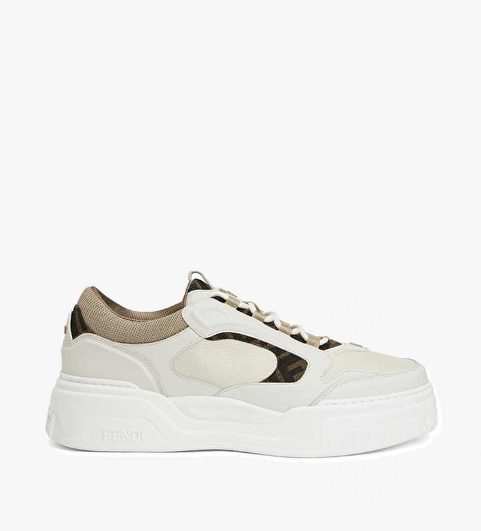 Fendi Beyaz Erkek Deri Sneaker model görseli