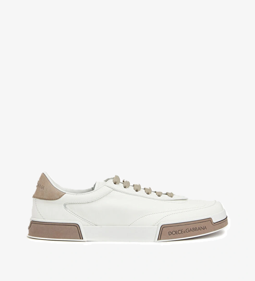 Dolce&gabbana Bej Erkek Deri Sneaker model görseli