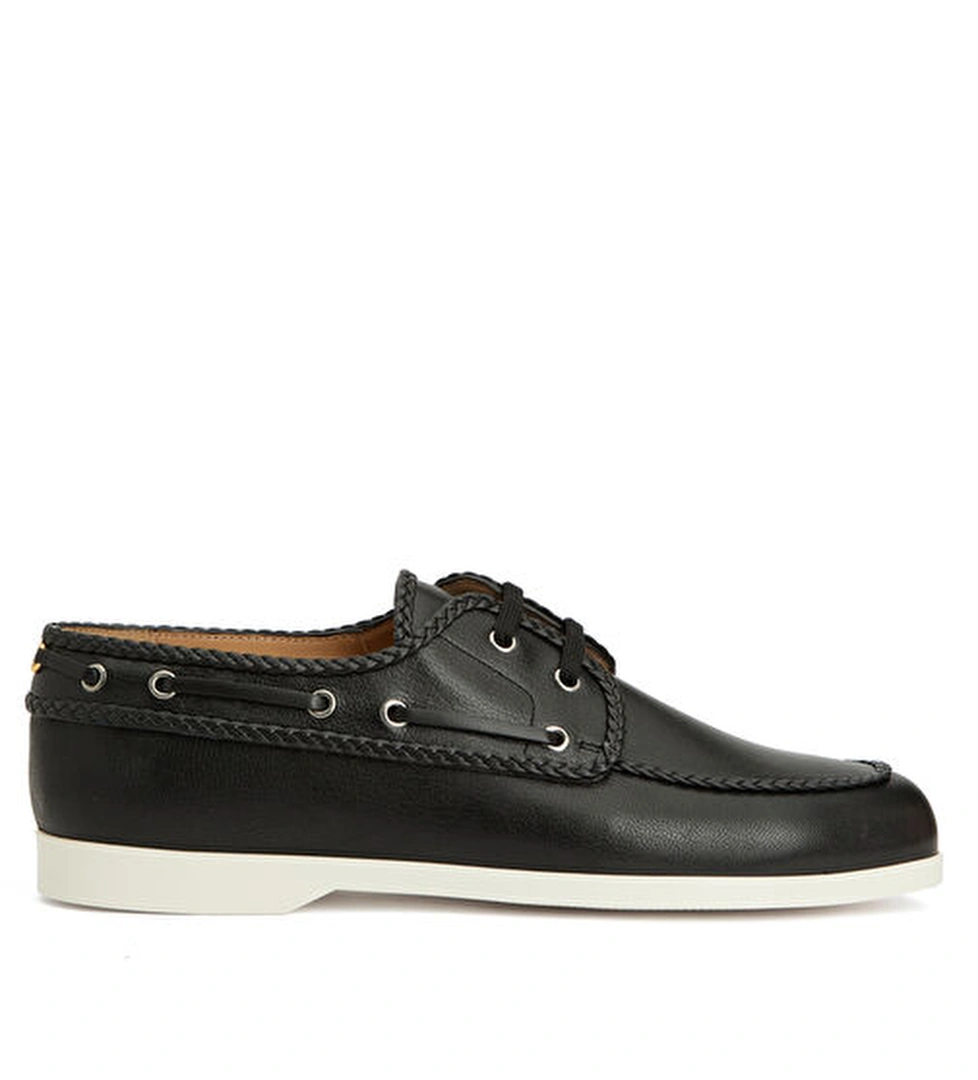 Valentino Garavani Siyah Erkek Deri Ayakkabı model görseli