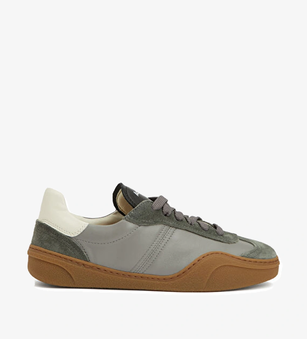 Acne Studios Bars Gri Kadın Deri Sneaker model görseli