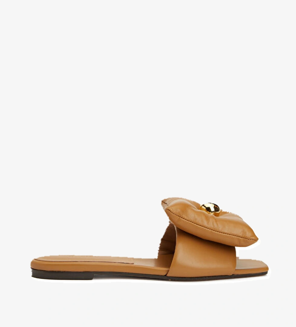 Flattered Alexis Kahverengi Kadın Deri Terlik model görseli