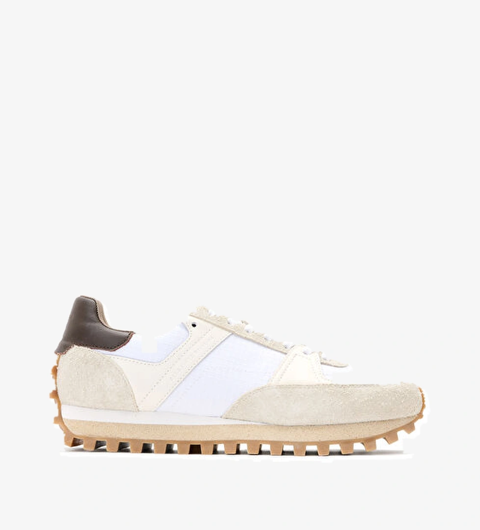 Viggo Beyaz Erkek Deri Sneaker - Görsel 1