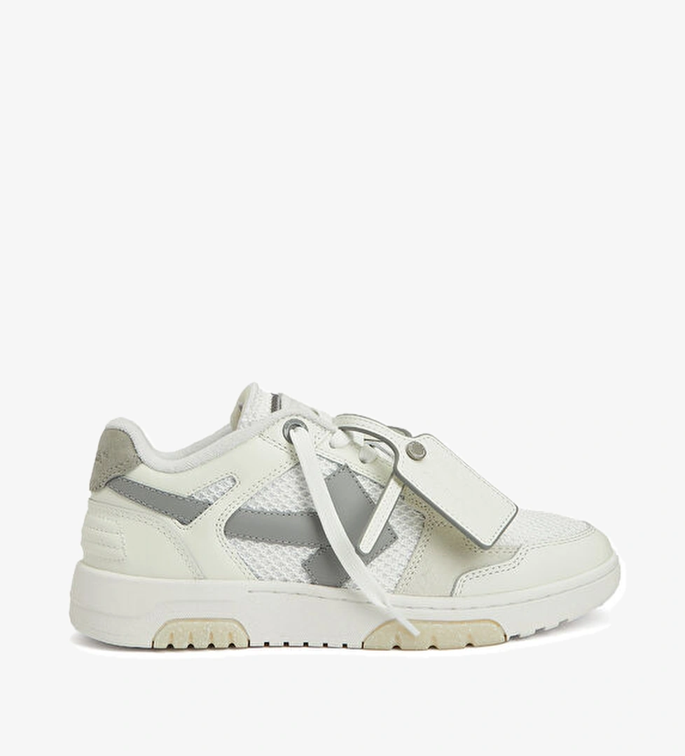 Off-white Out Of Office Beyaz Gri Kadın Deri Sneaker model görseli