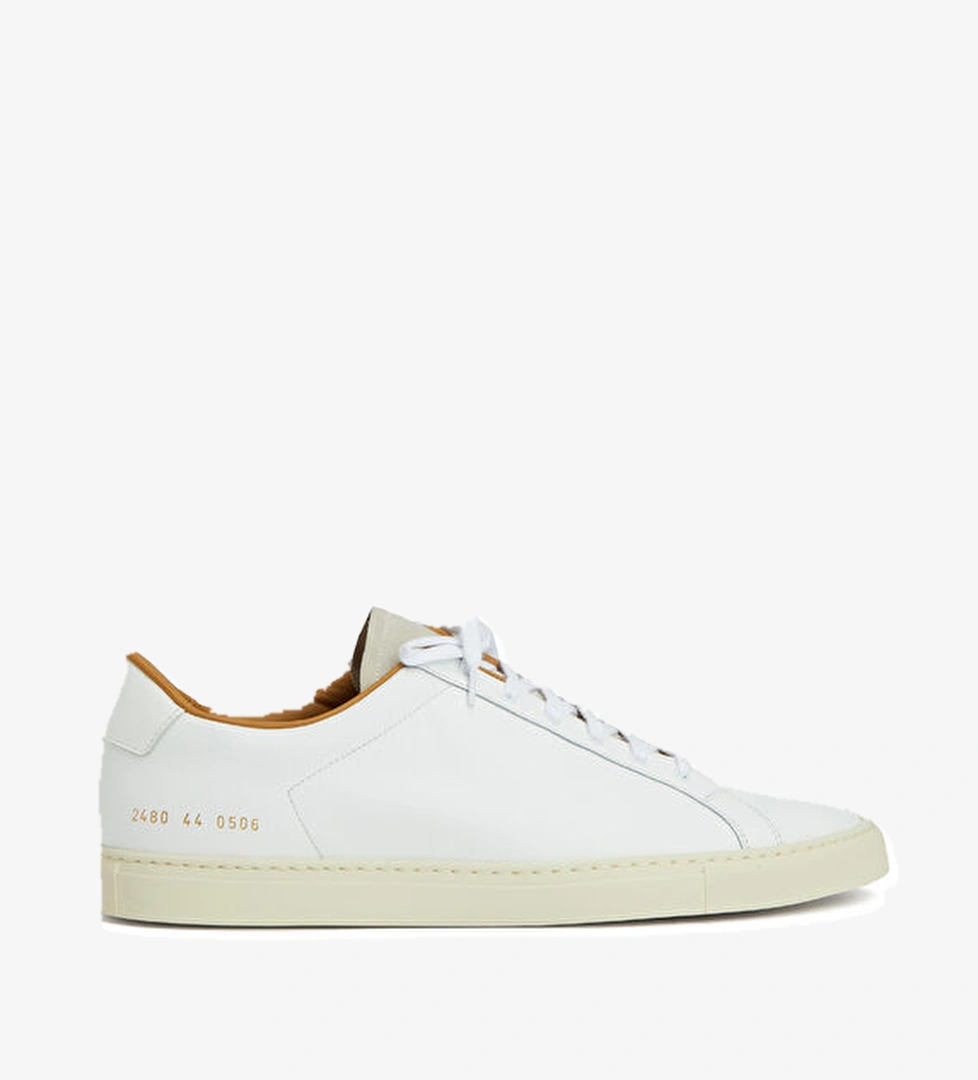 Beyaz Erkek Deri Sneaker - Görsel 1