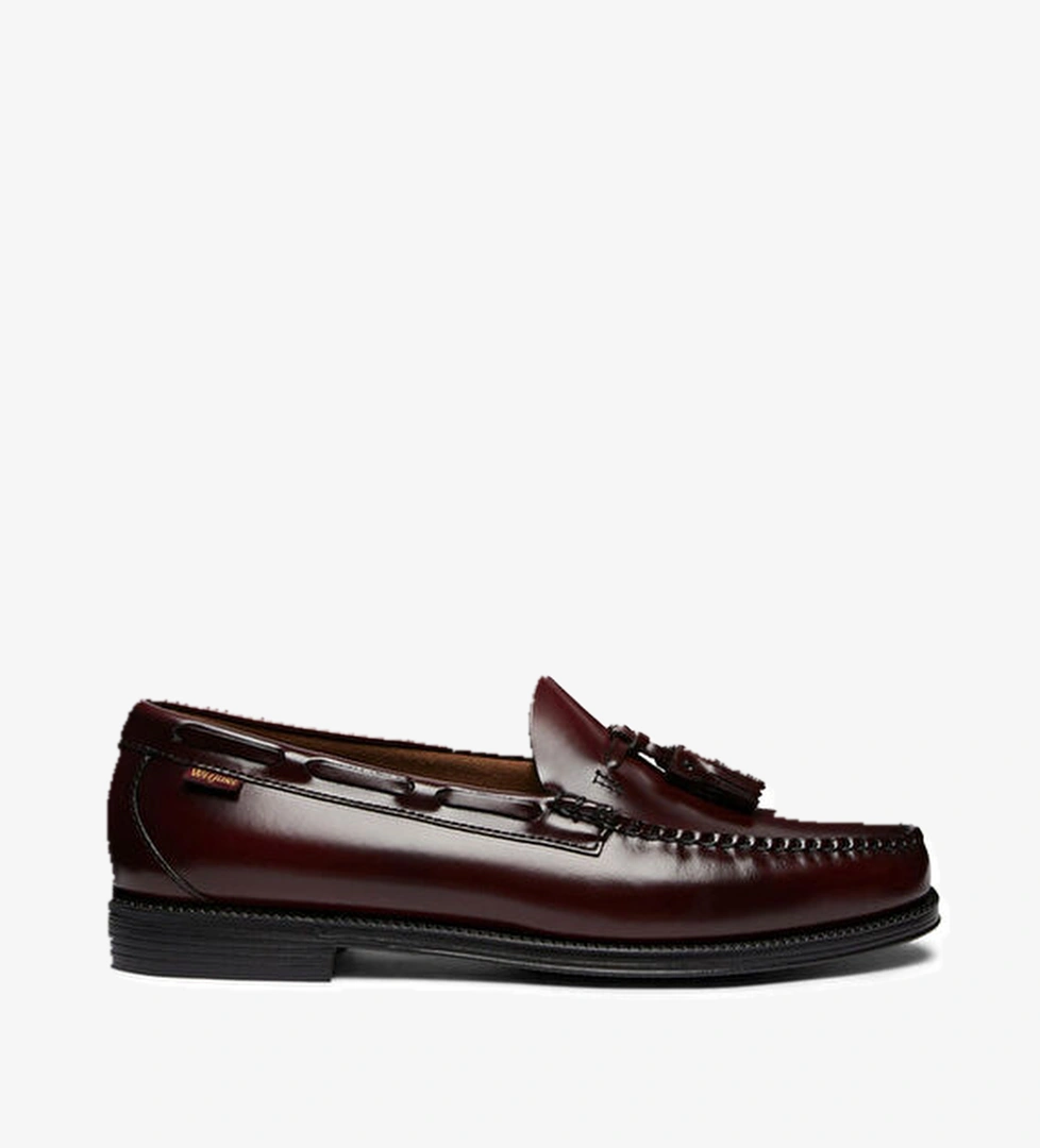G.h. Bass Bordo Erkek Deri Loafer model görseli
