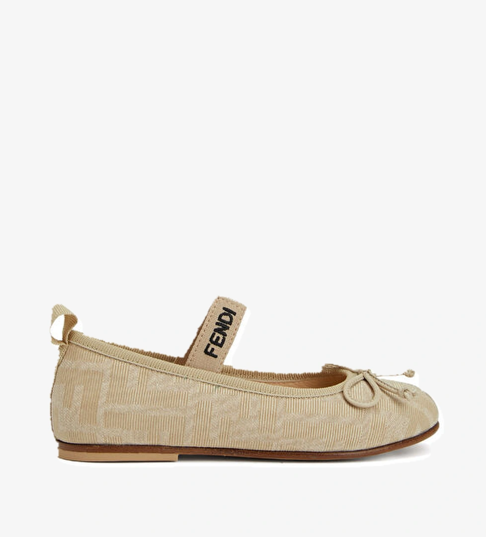 Fendi Bej Kız Çocuk Babet model görseli