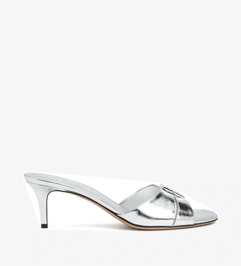 Fendi Silver Kadın Deri Terlik model görseli