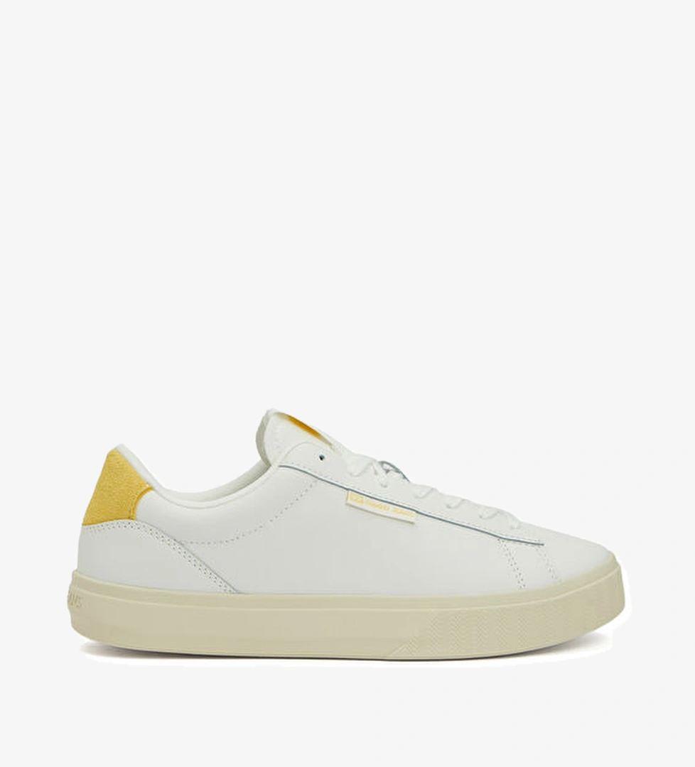 Cupsole Beyaz Kadın Deri Sneaker - Görsel 1