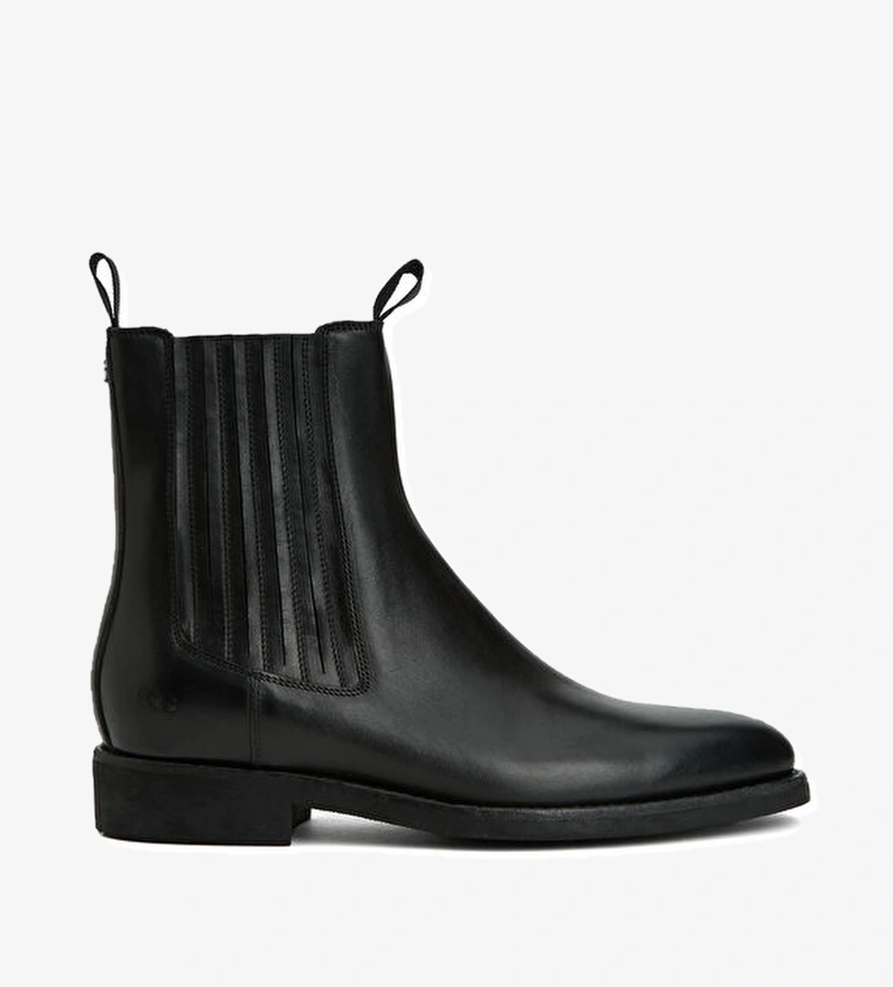 Golden Goose Siyah Erkek Deri Bot model görseli