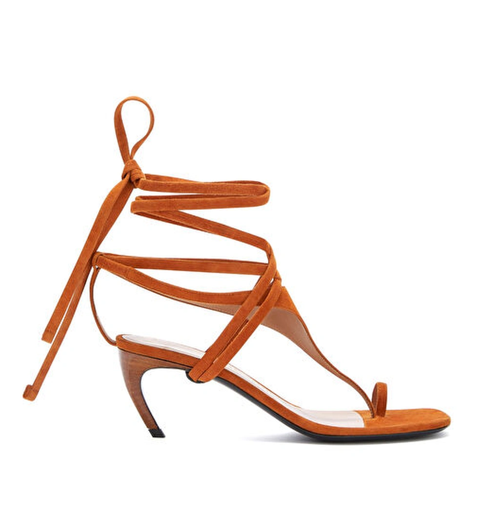 Taba Kadın Deri Sandalet - Görsel 1