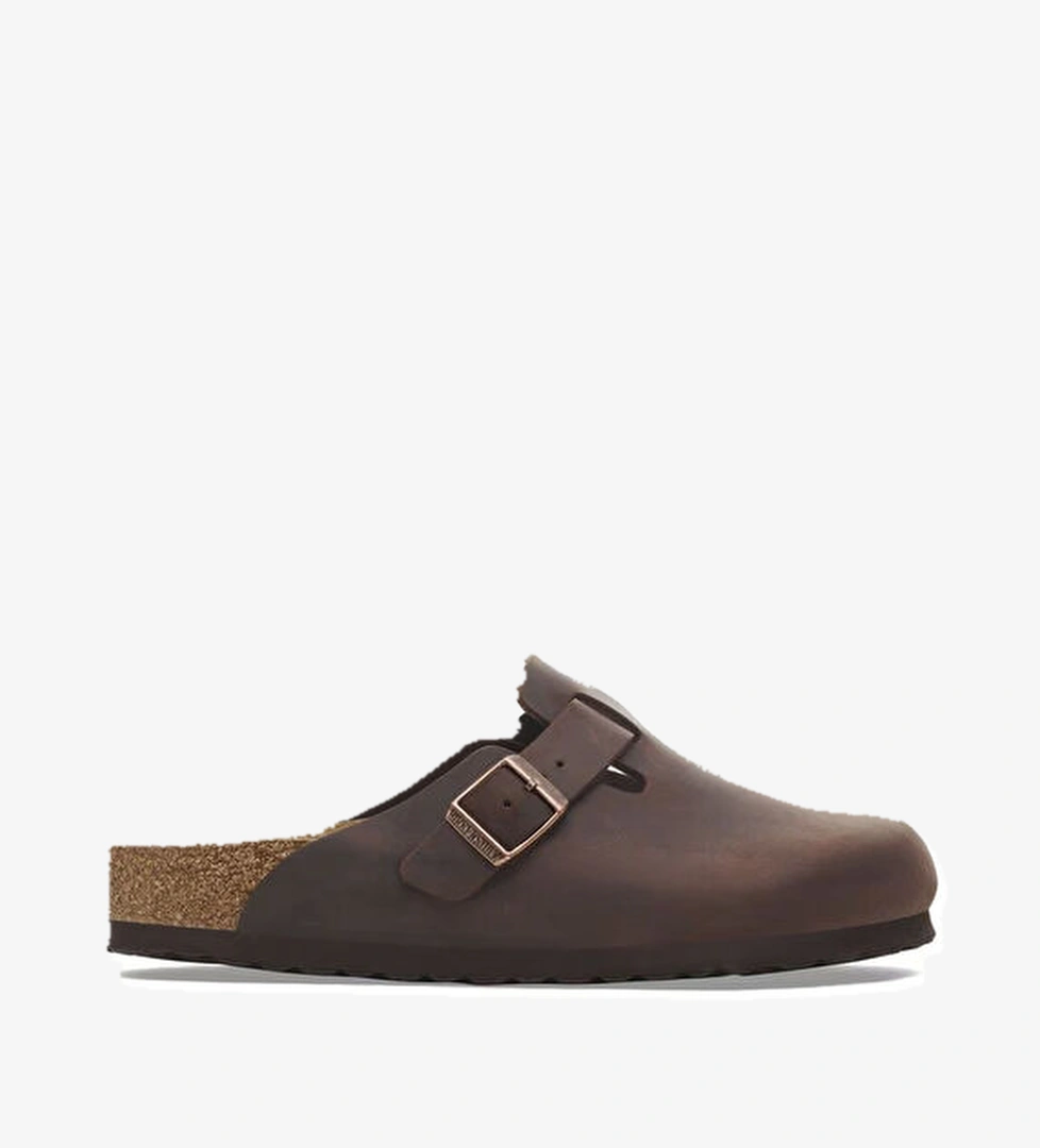 Boston SFB LEOI Koyu Kahverengi Erkek Deri Terlik - Görsel 1