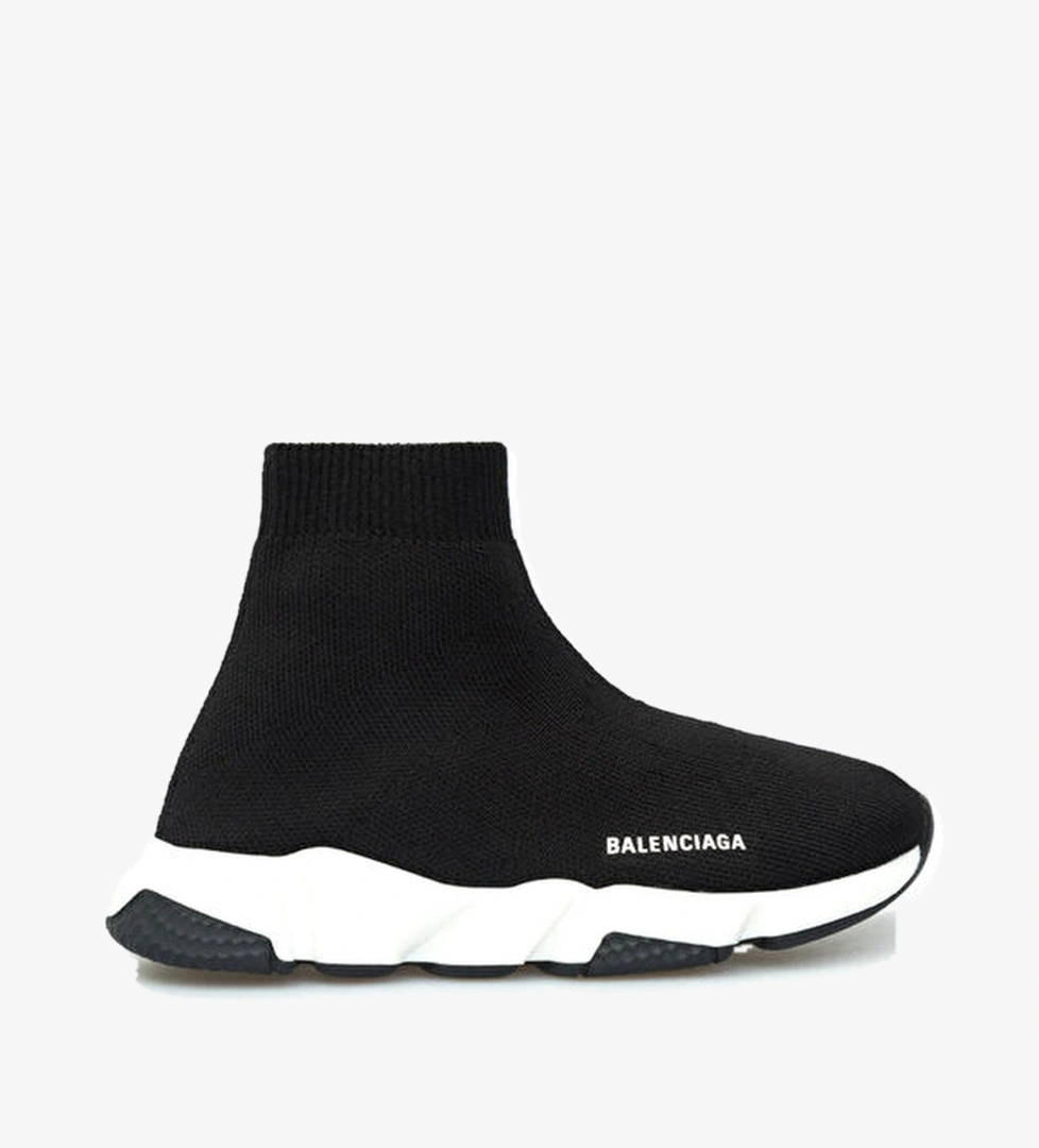 Speed Siyah Beyaz Çocuk Sneaker - Görsel 1