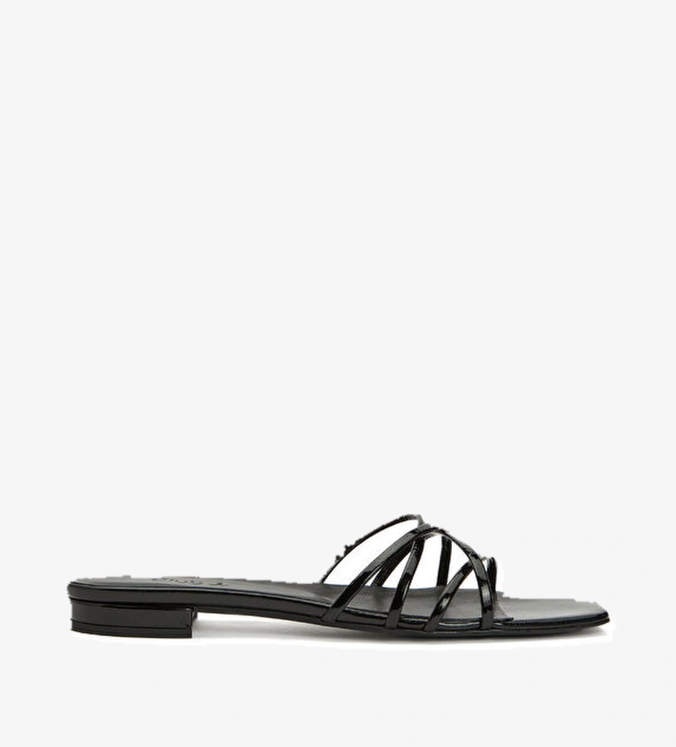 Beymen Club Siyah Kadın Deri Terlik model görseli