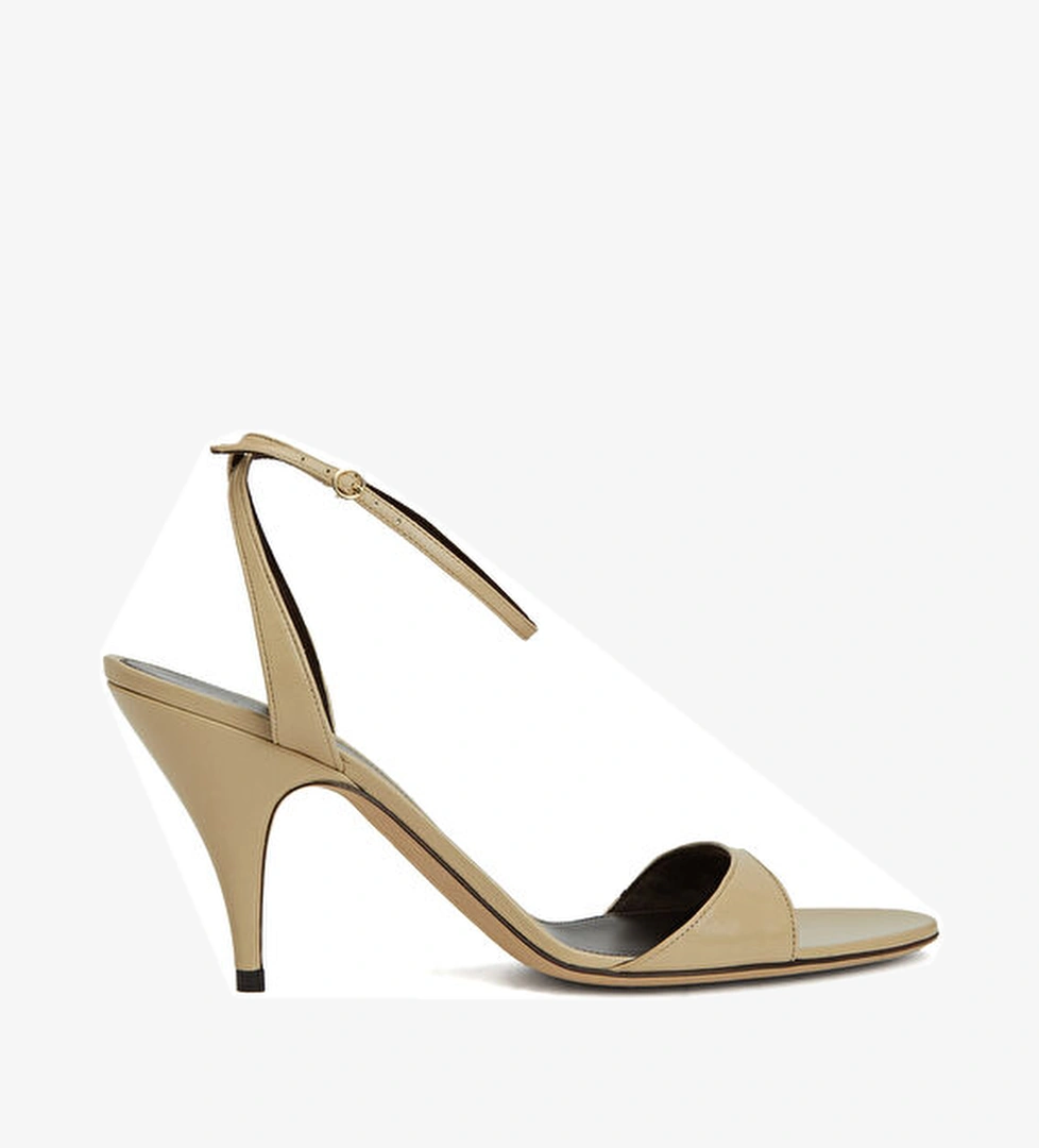 Viva Bej Kadın Deri Sandalet - Görsel 1