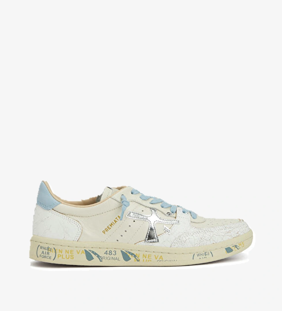 Premiata Mavi Beyaz Kadın Deri Sneaker model görseli