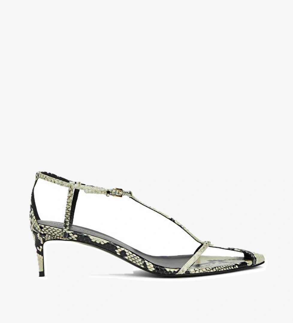 Bella Çok Renkli Desenli Kadın Sandalet - Görsel 1