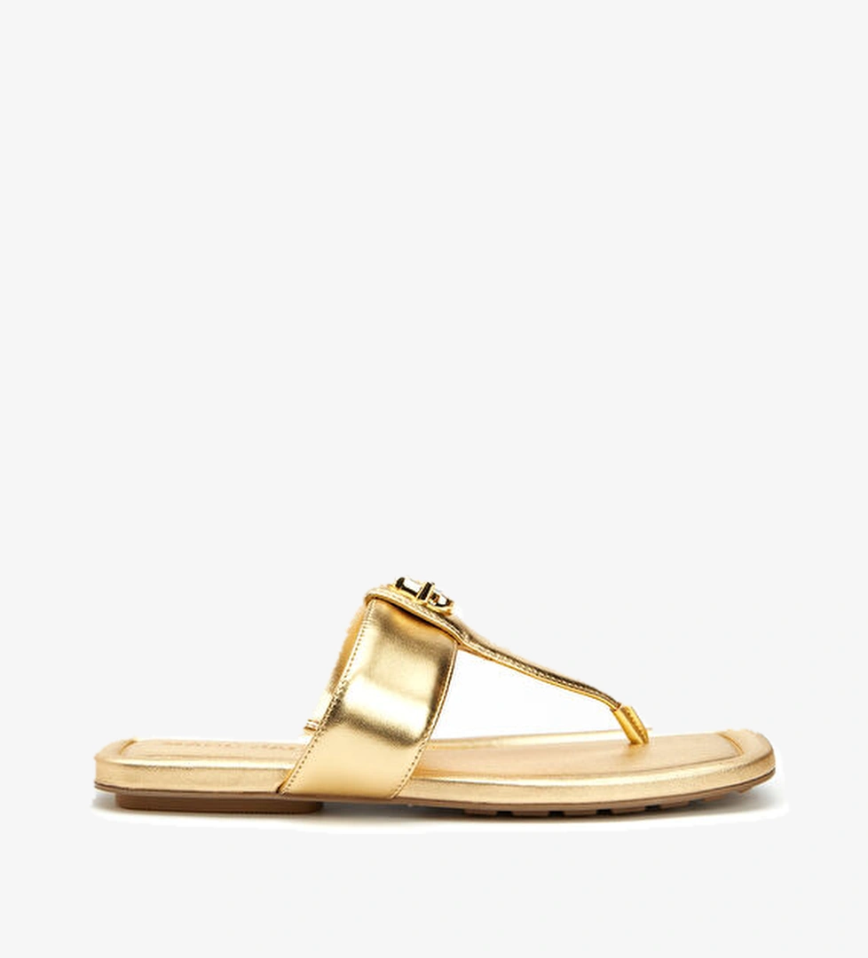 Marc Jacobs Gold Kadın Deri Terlik model görseli