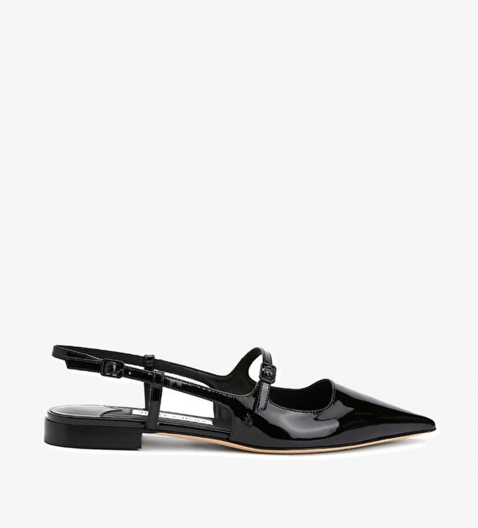 Jimmy Choo Didi Siyah Deri Babet model görseli