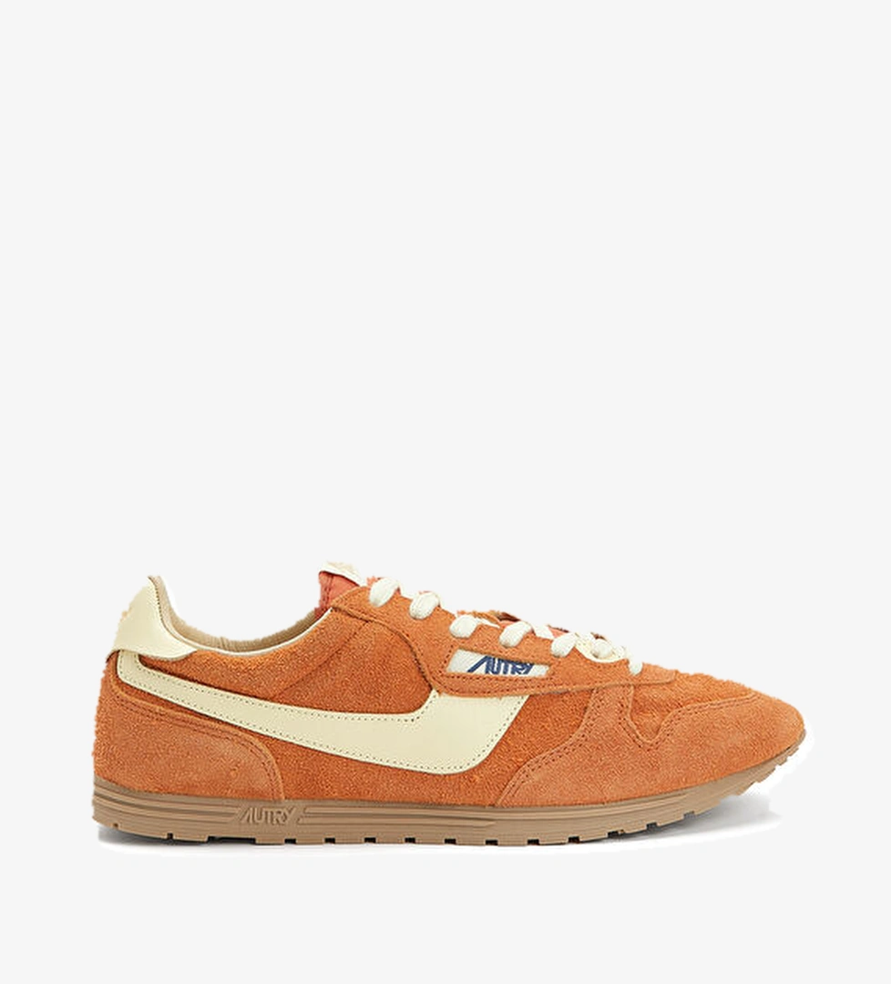 Autry Turuncu Erkek Deri Sneaker model görseli