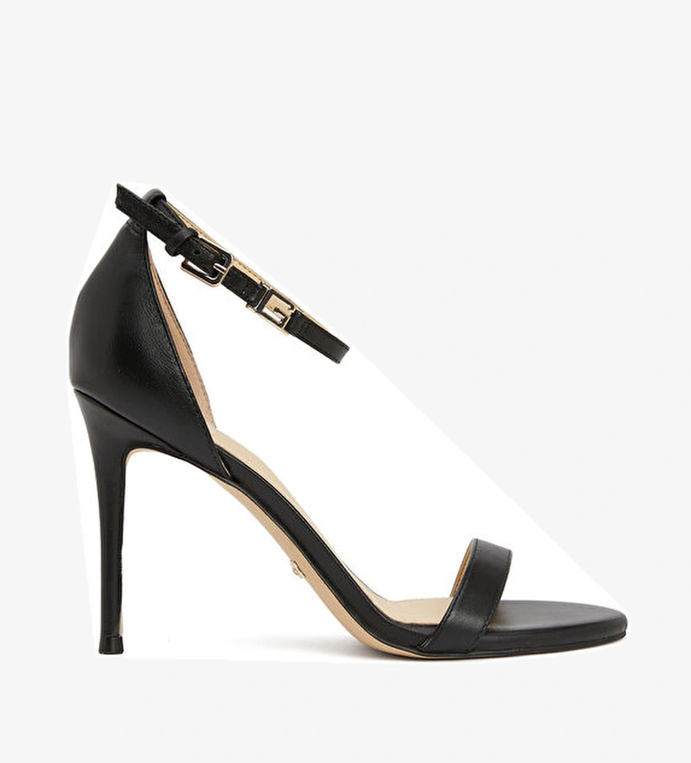Guess Kabail Siyah Kadın Deri Sandalet model görseli