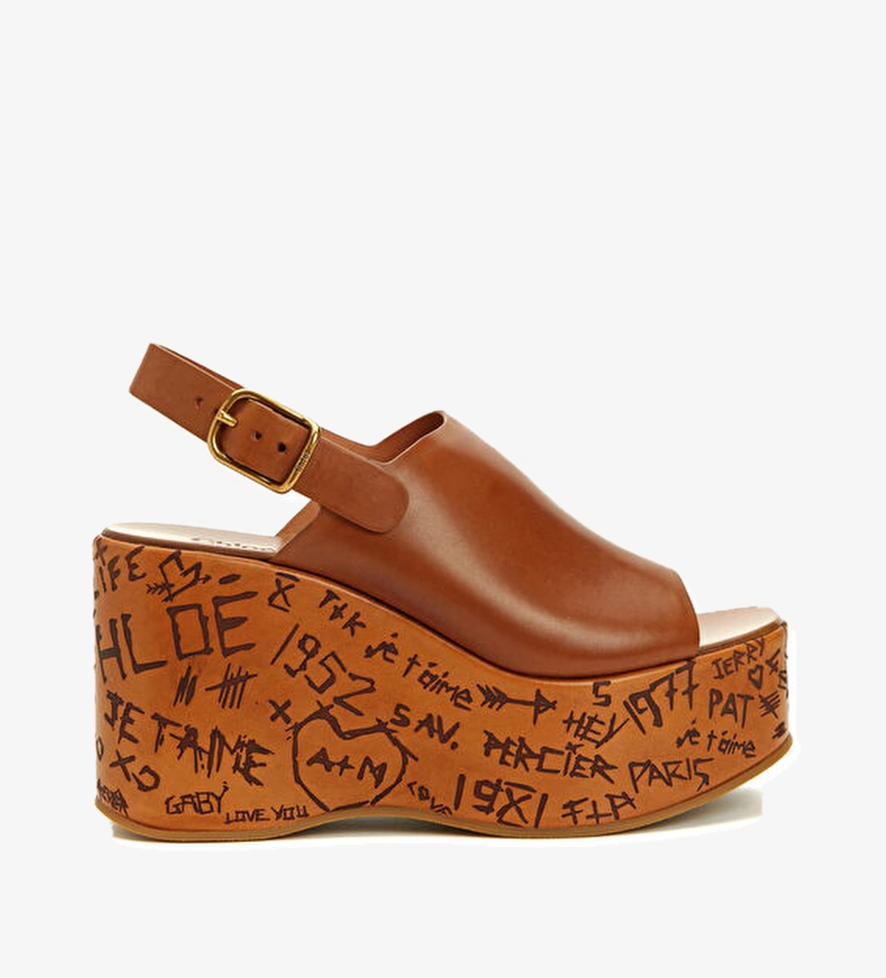 Maxime Kahverengi Kadın Deri Espadril - Görsel 1