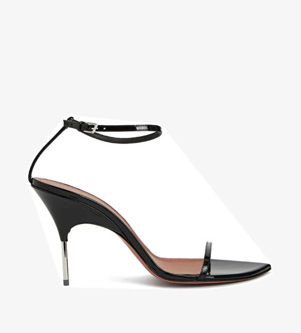 Bruna Siyah Kadın Deri Sandalet - Görsel 1