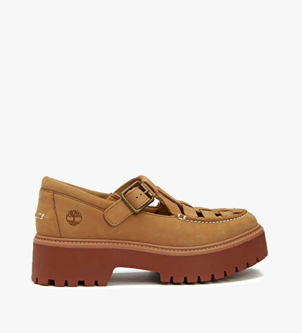 Stone Camel Kadın Deri Loafer - Görsel 1