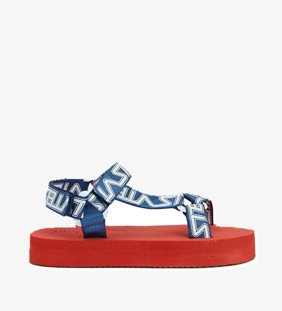 Stella Mccartney Çok Renkli Logo Baskılı Erkek Çocuk Sandalet model görseli