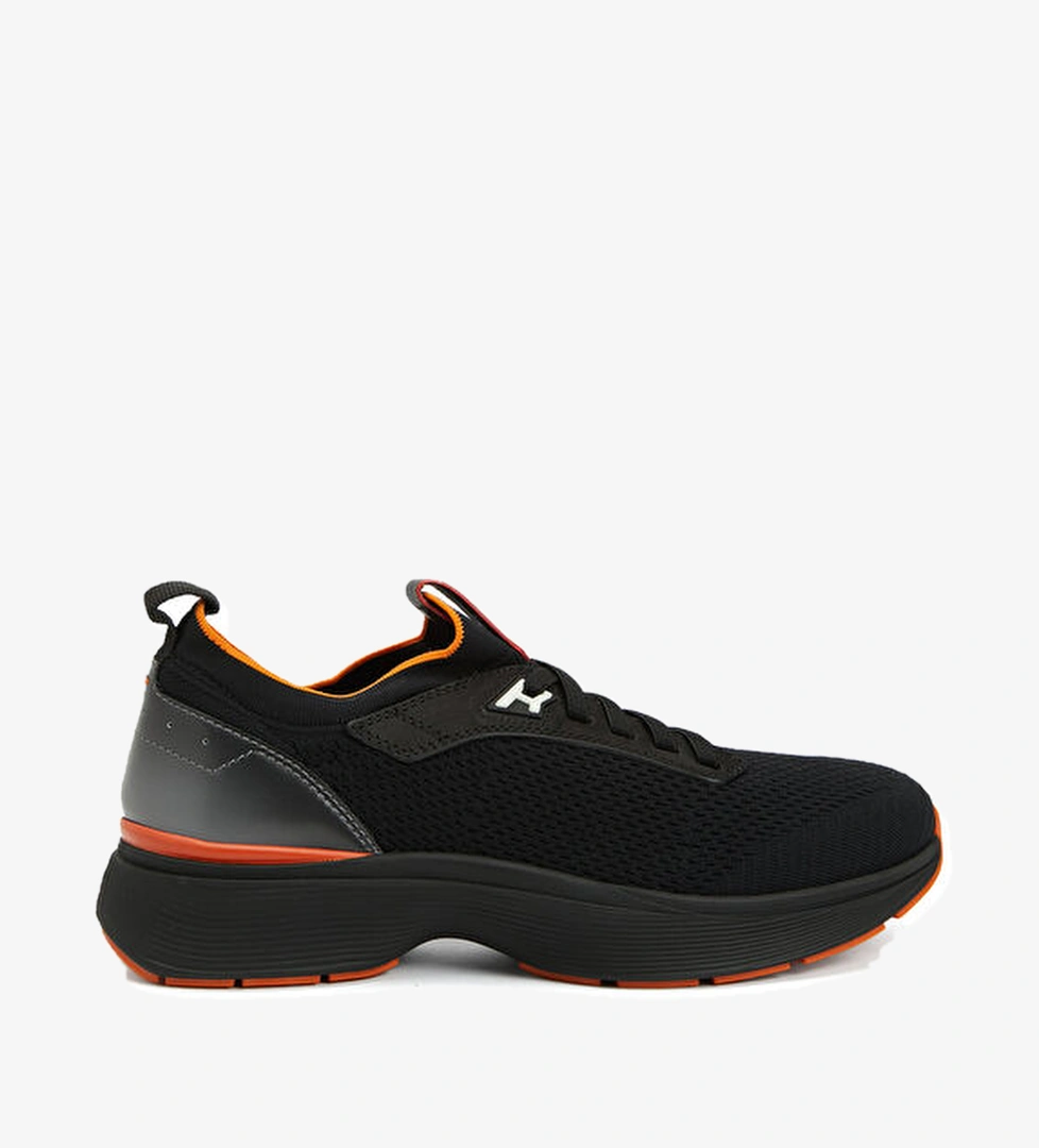 Santoni Sport Siyah Çorap Formlu Erkek Sneaker model görseli